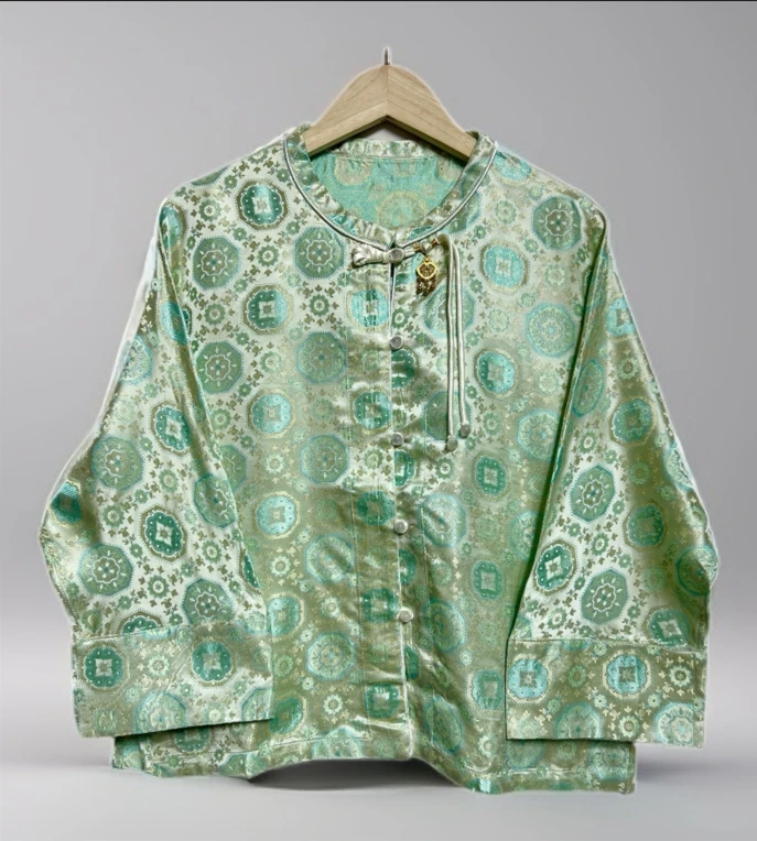 【圆花绿】新中式国风新款上衣