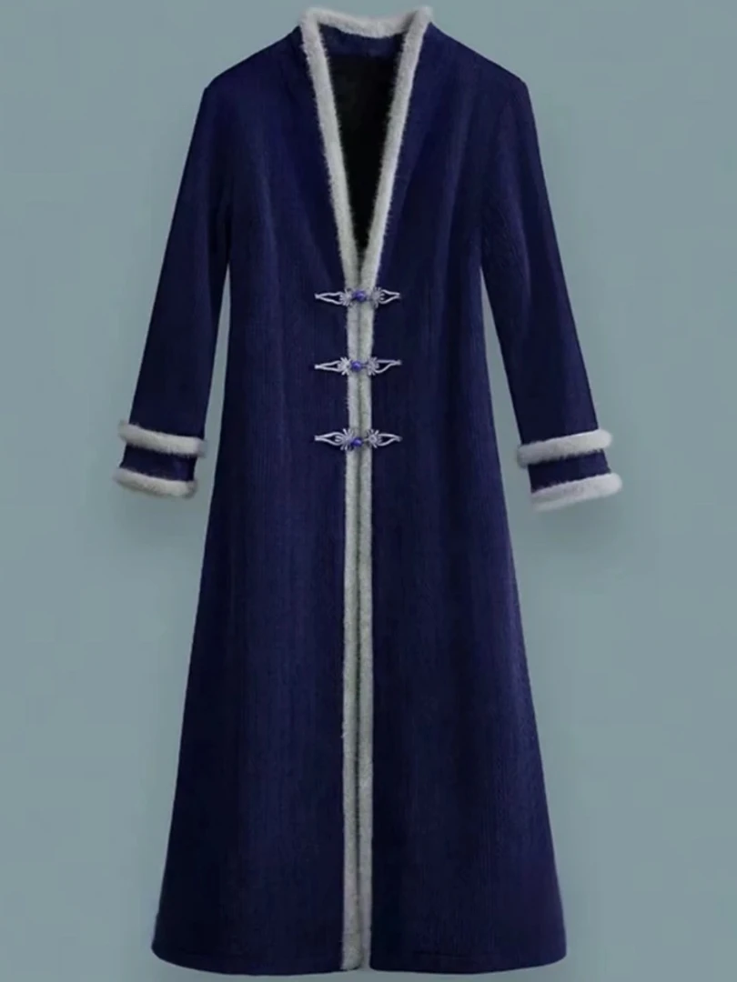 【心懂旗袍】加绒冬款搭配旗袍重工贵气国风外套