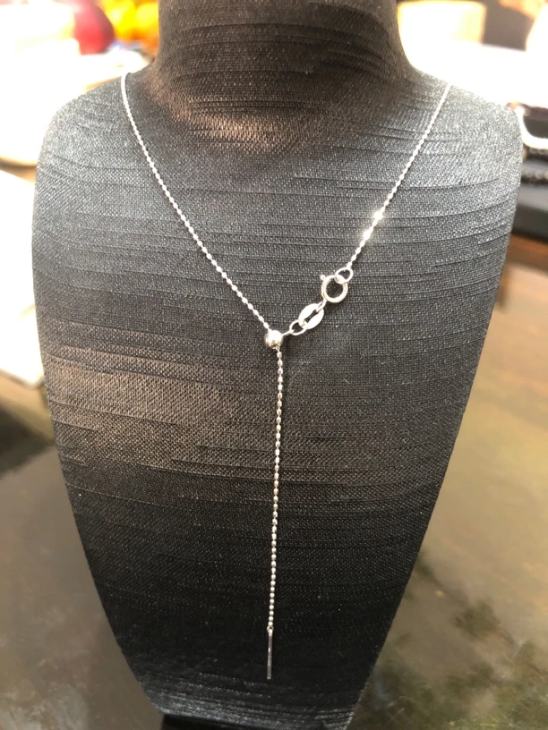 设计款针字链18K白