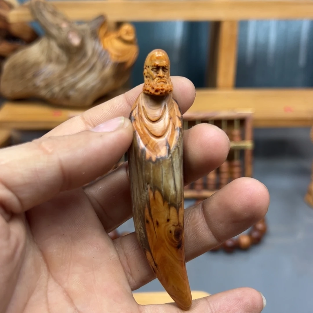 6***2木崖柏木摆件手把件