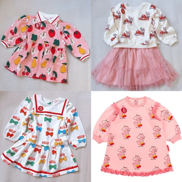 【现货 断码福利款】童装 春秋款 可爱舒适 水果连衣裙 卫衣裙