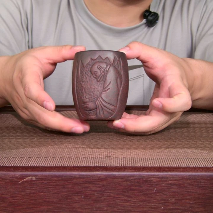茶杯紫砂高货放漏