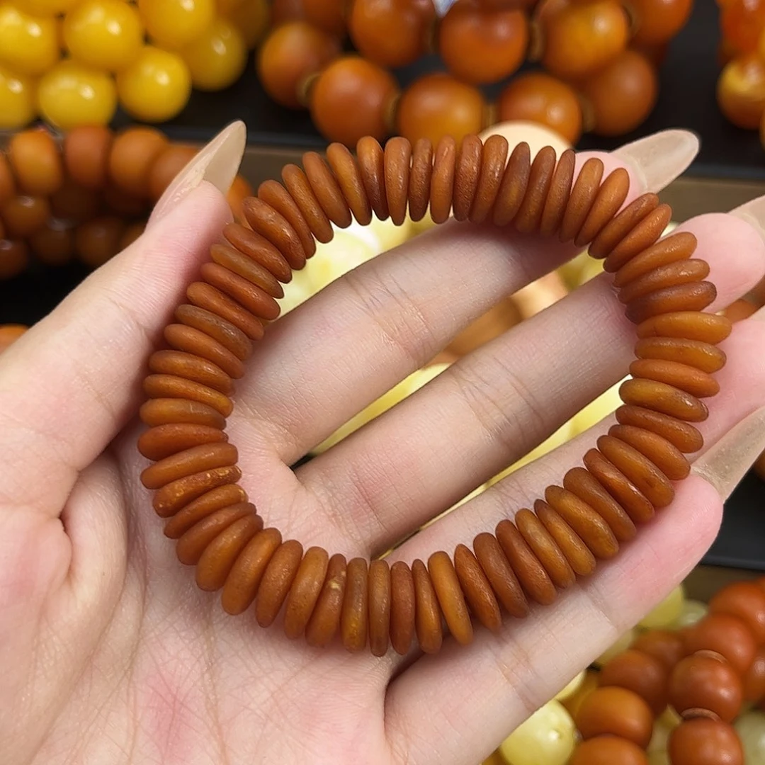 未镶嵌琥珀手串蜜蜡