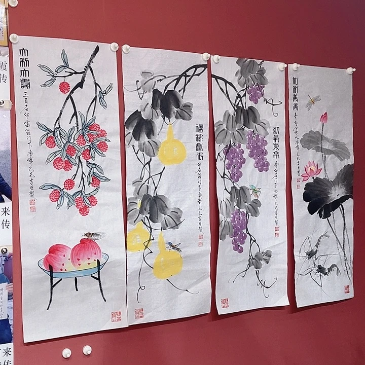 国画冯老师手绘作品