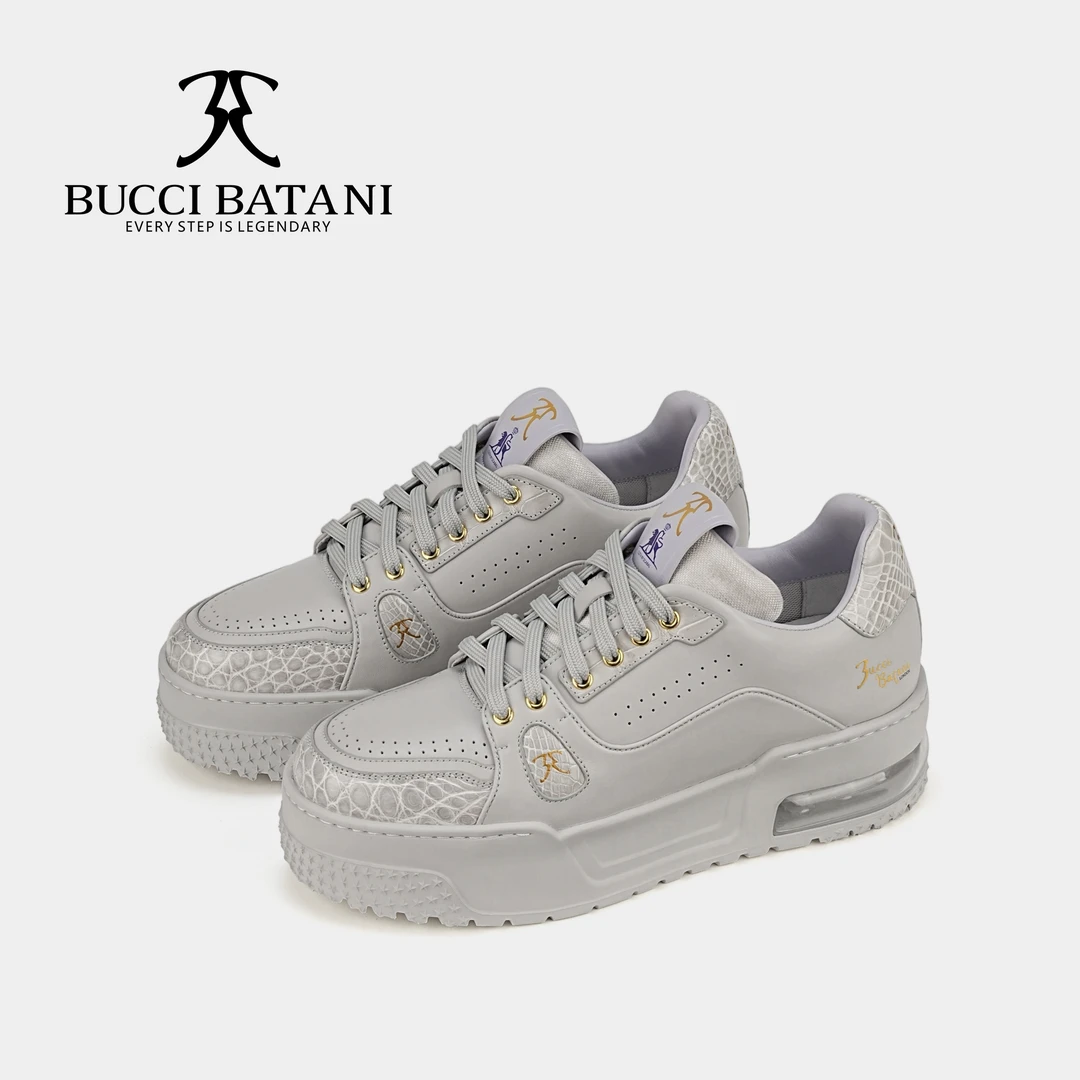 Scabal世家宝TAORMINA情侣款手工鞋厚底增高时尚透气休闲鞋男鞋