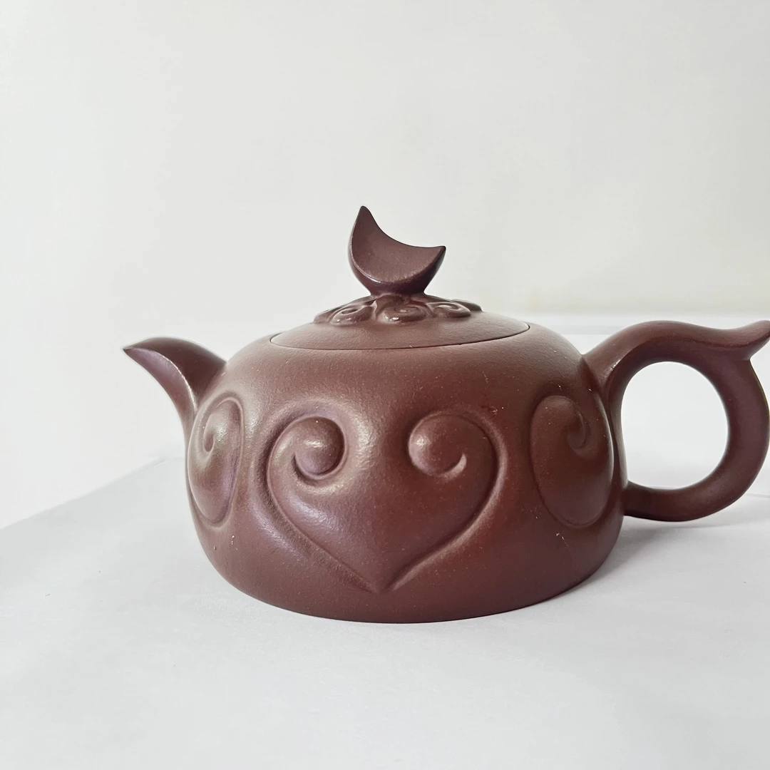 【精品紫砂】-lot025-如意-原矿紫泥-250cc-舒杨茗