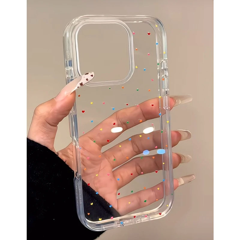 ins多巴胺爱心适用苹果16 15手机壳iPhone13promax防摔14 12男女