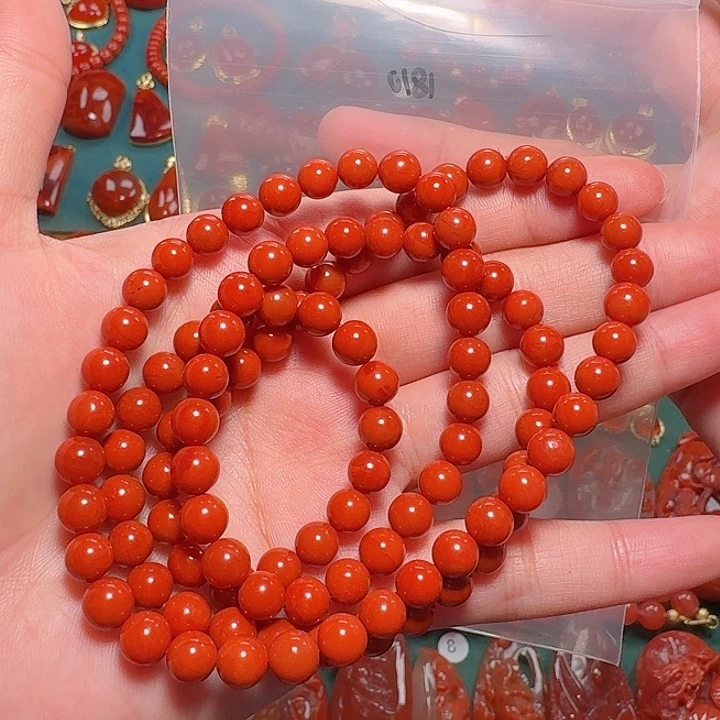 南红玛瑙未镶嵌6+多圈
