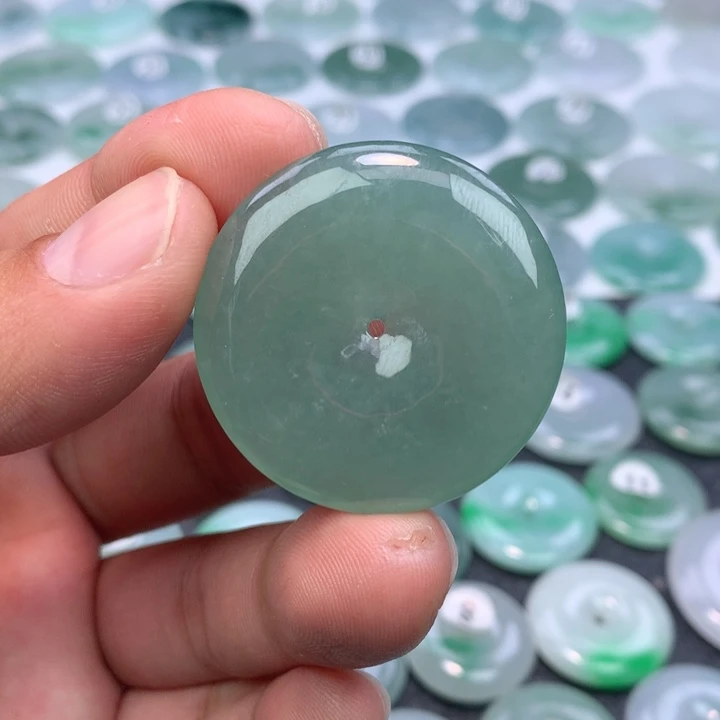 翡翠未镶嵌颈饰缅甸天然A货翡翠37-5.8