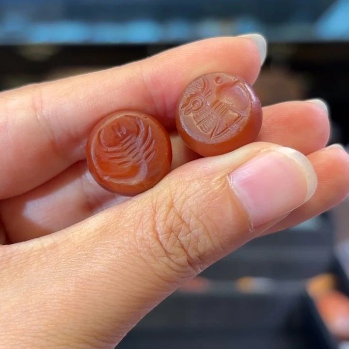 @***生玛瑙/玉髓颈饰未镶嵌