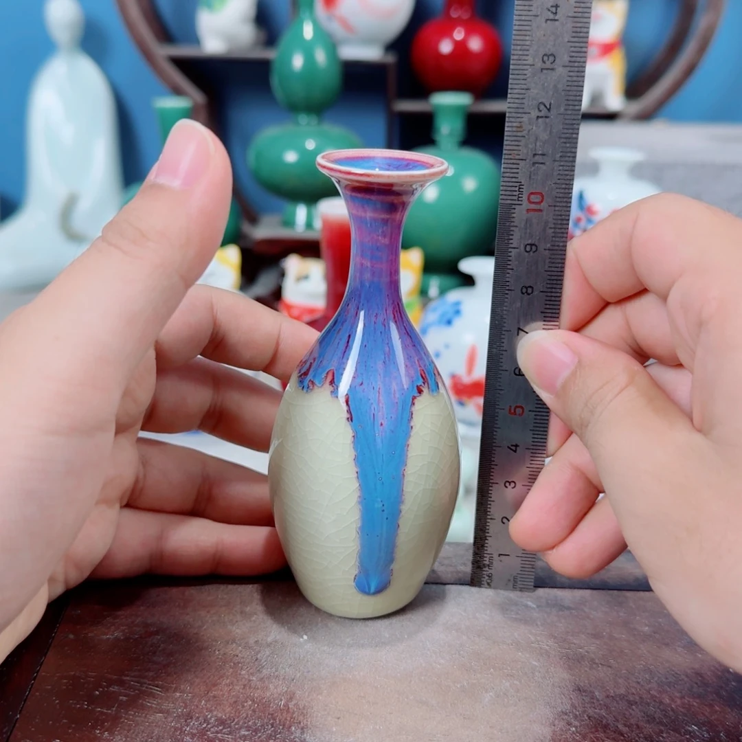 陶瓷手工小花器摆件