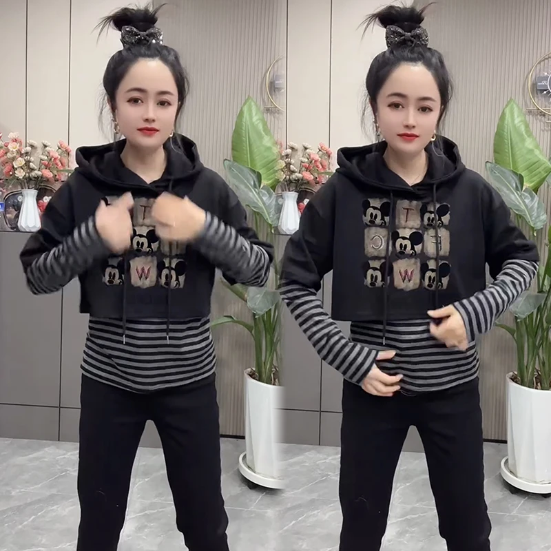 2025秋季新款时尚显瘦气质网红高档套装女高级百搭宽松大码两件套