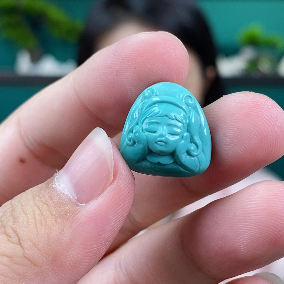 绿松石珠宝奇石未镶嵌