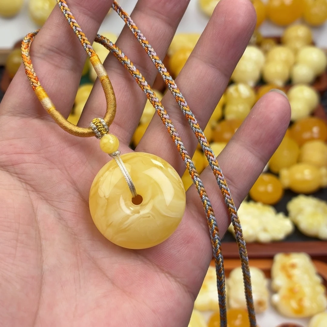 蜜蜡未镶嵌毛衣链