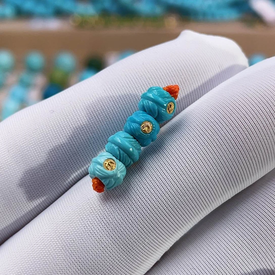 绿松石珠宝奇石未镶嵌