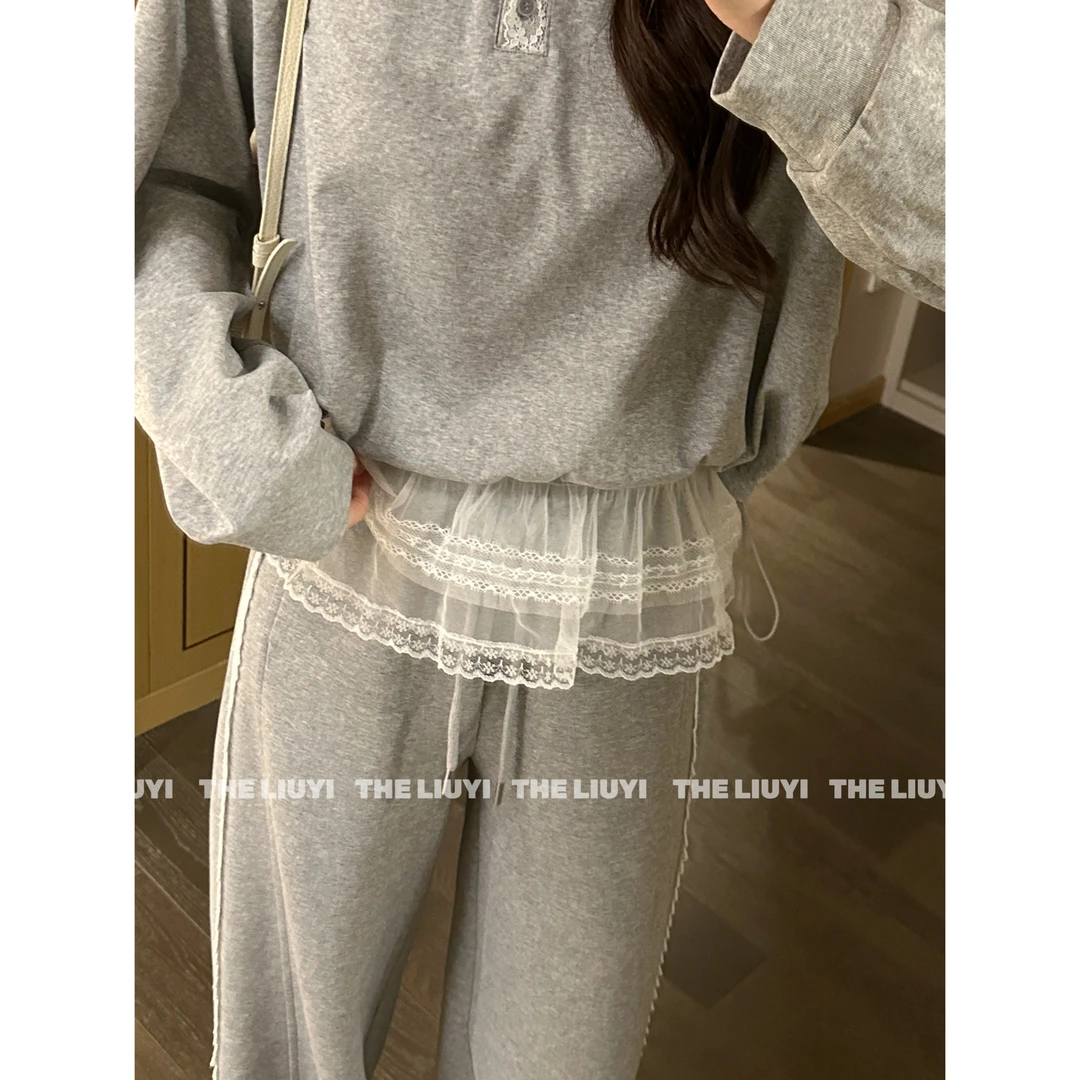 【LIUYI】重工蕾丝花边腰带屁帘2540