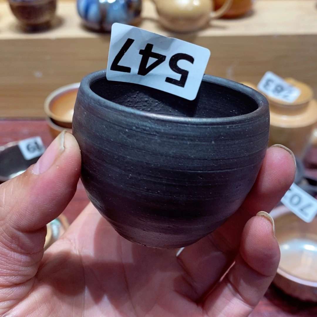 柴烧茶具陶瓷杯子