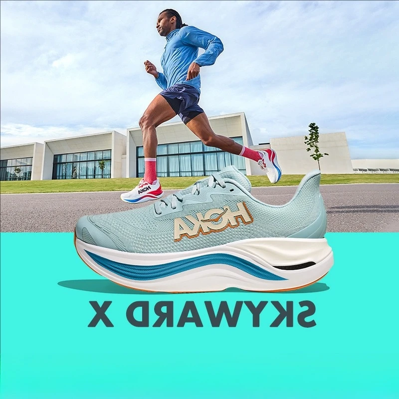 联名HOKA男款冬户外运动跑步鞋SKYWARD X 轻量稳定舒适缓震耐磨鞋