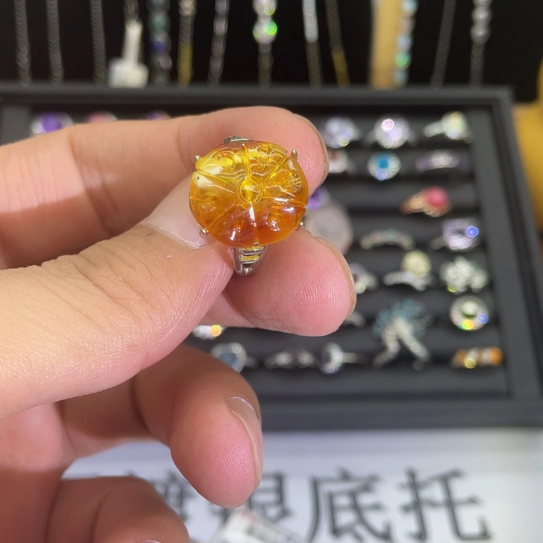 紫晶珠宝半成品未镶嵌