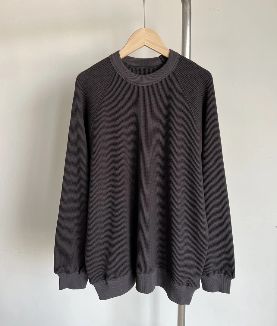 【出口日单】 华夫格卫衣 余裁 男女同款