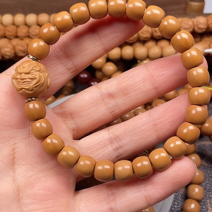 猴头核桃手串直切有瑕加单颗