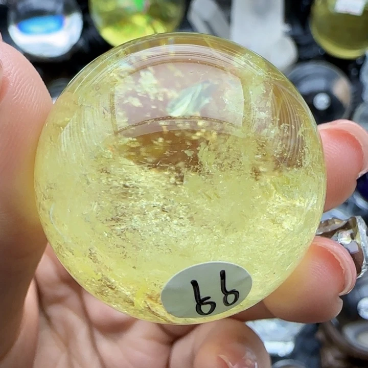 天然水晶球G5未镶嵌水晶天然3.7公分