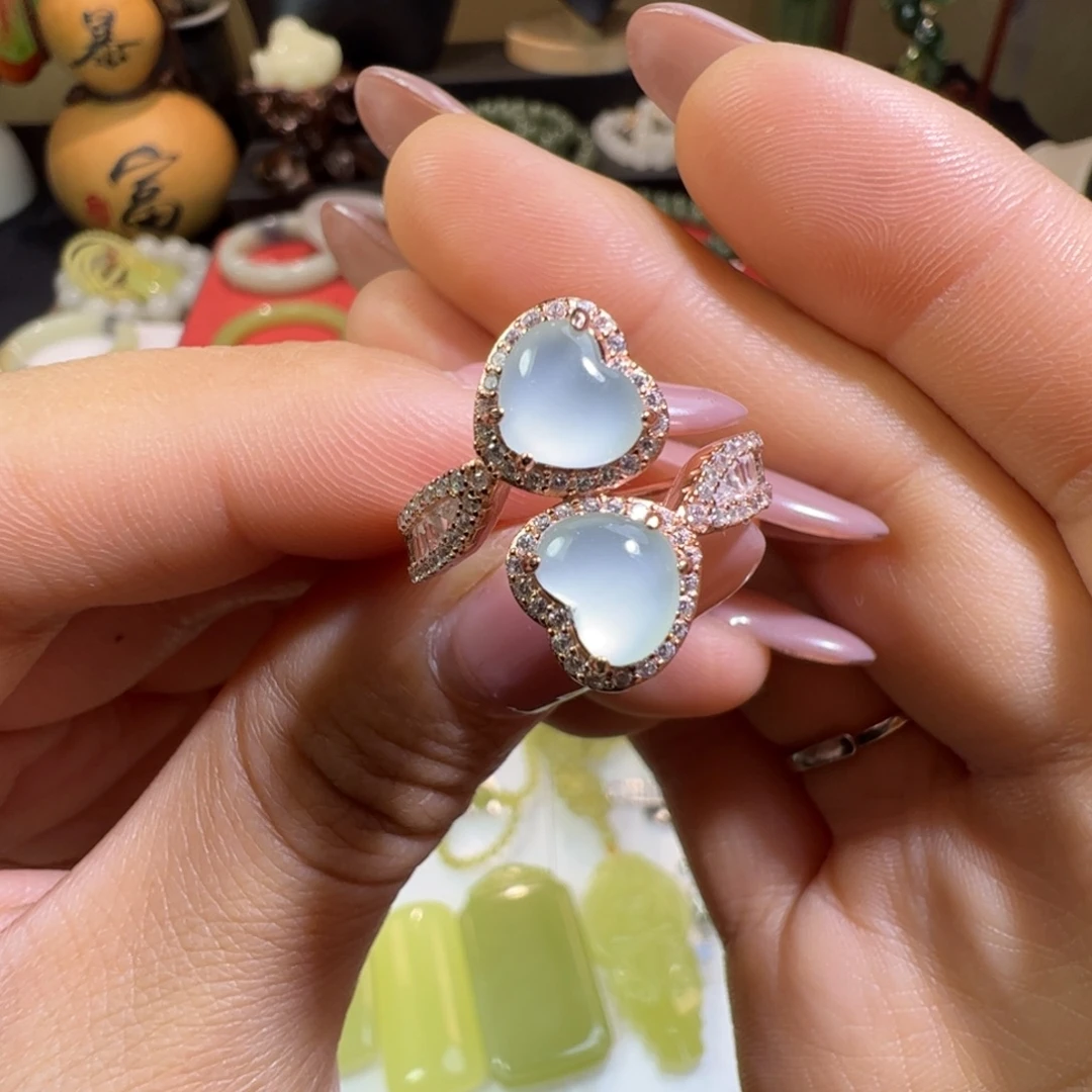 和田玉银S925镶嵌颈饰