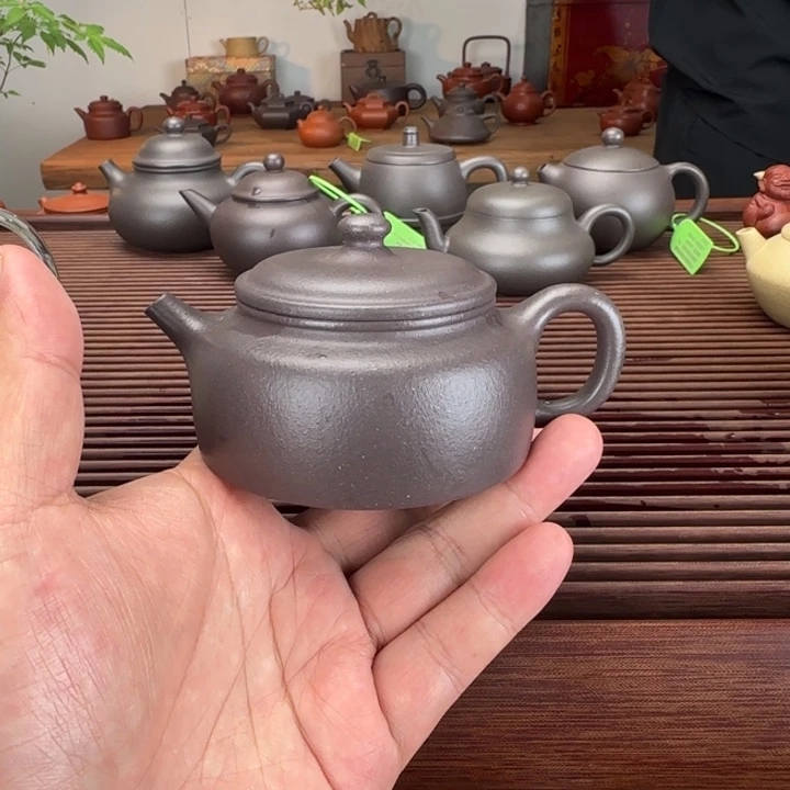 临***行茶壶紫砂天青150cc半手