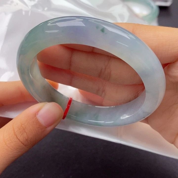 未镶嵌手镯翡翠58.3正圈