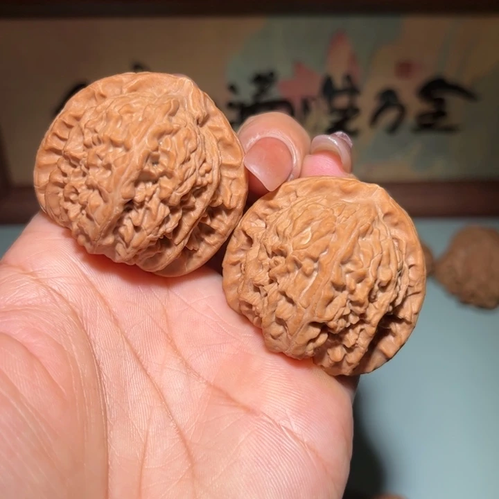 吊坠文玩核桃白狮子