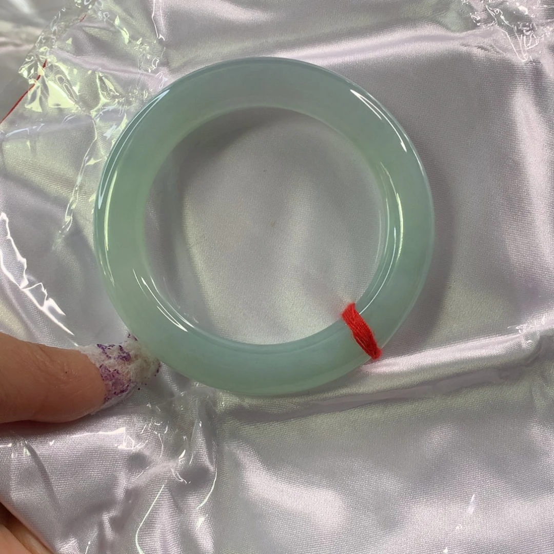 翡翠未镶嵌手镯翡翠手镯56.5