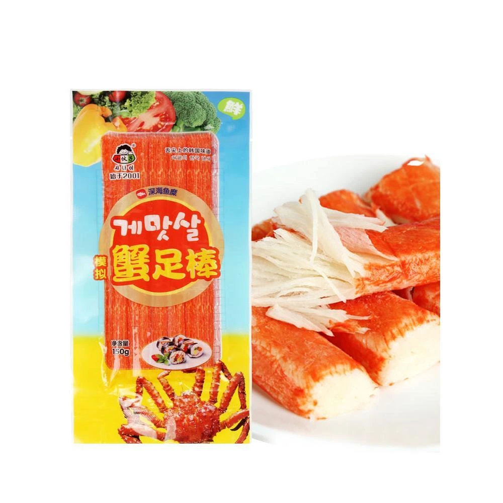 蟹棒即食蟹足棒韩式蟹柳模拟蟹肉棒火锅串串关东煮烧烤寿司料理