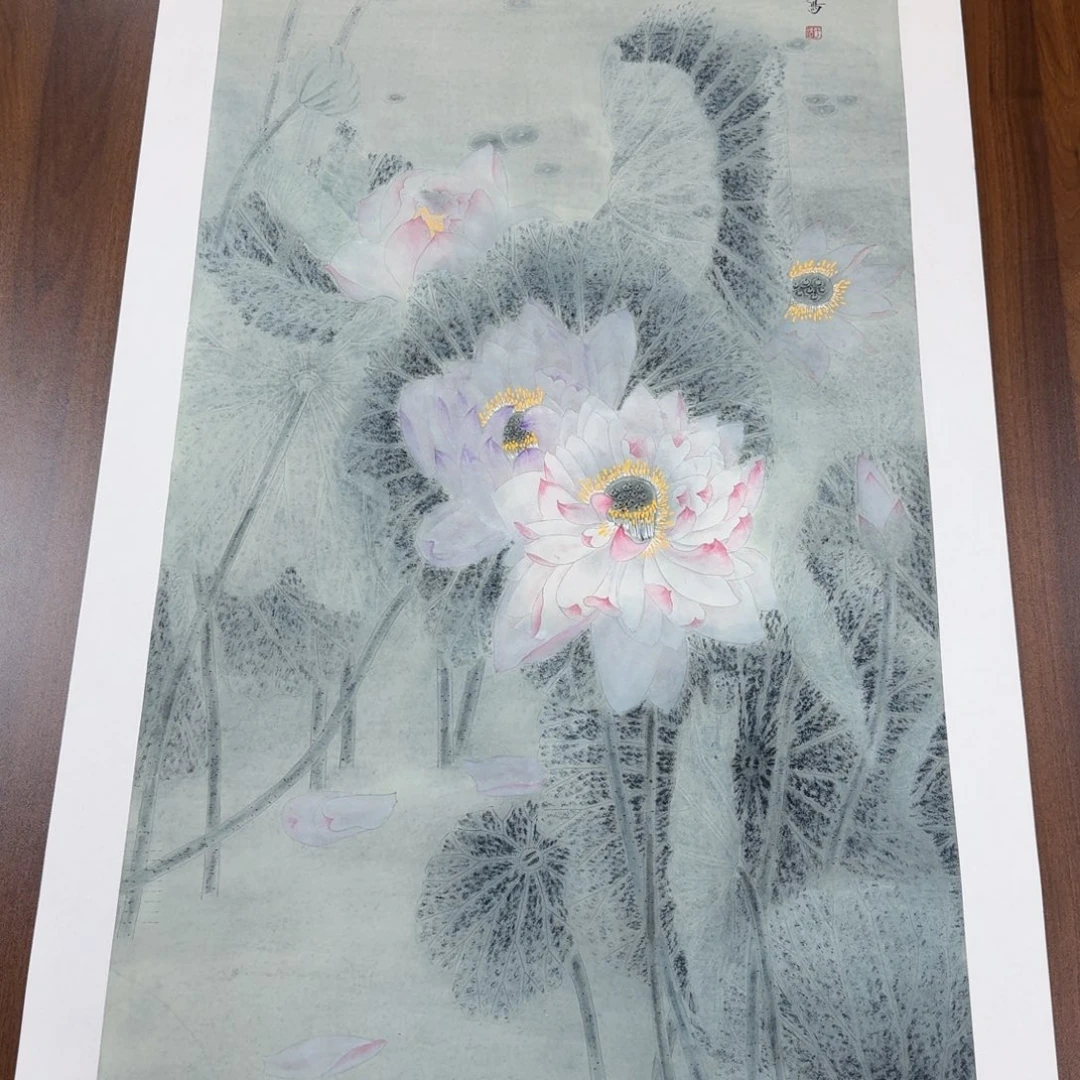 国画国画作品山水花鸟