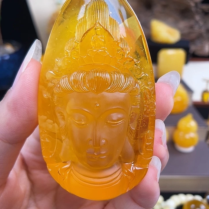 琥珀未镶嵌珠宝奇石