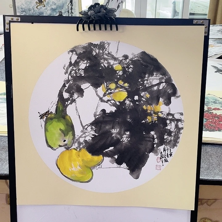 国画张圣敏先生纯手绘作品