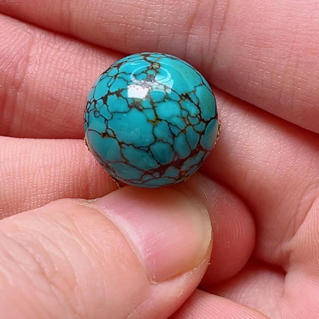 绿松石16.5圆珠未镶嵌