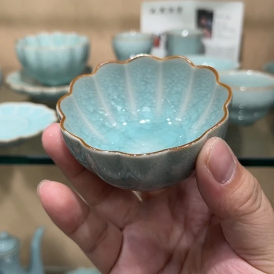 瓷片陶瓷茶具汝瓷茶具