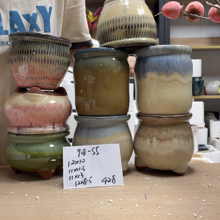 粗陶多肉花盆微瑕55