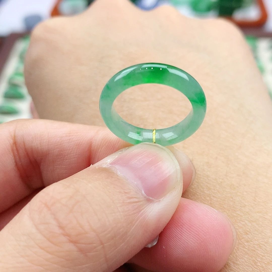 未镶嵌戒指翡翠9号