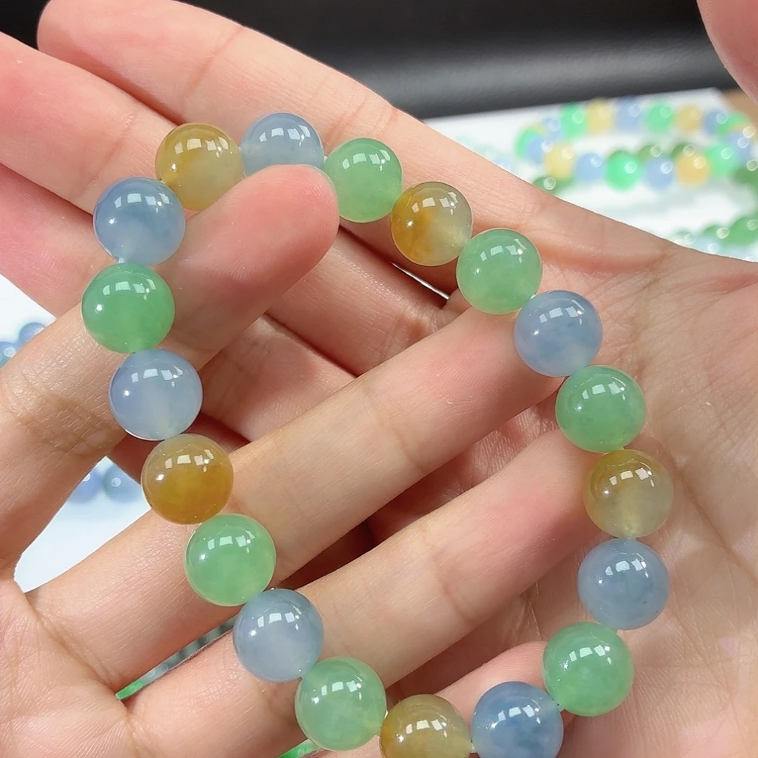 翡翠未镶嵌手链翡翠