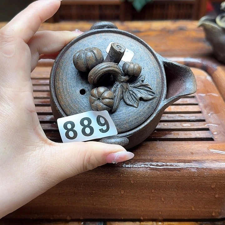 纯手工制作粗陶茶具