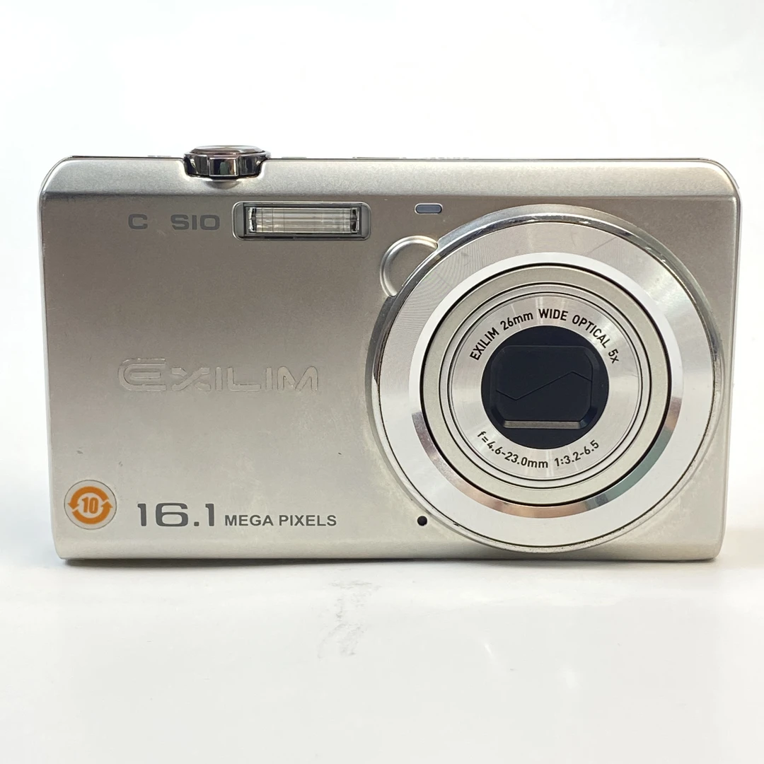 95新 Casio/卡西欧 zs12银色1610w像素5x光变ccd数码相机