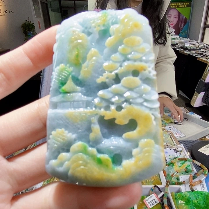 颈饰未镶嵌翡翠翡翠