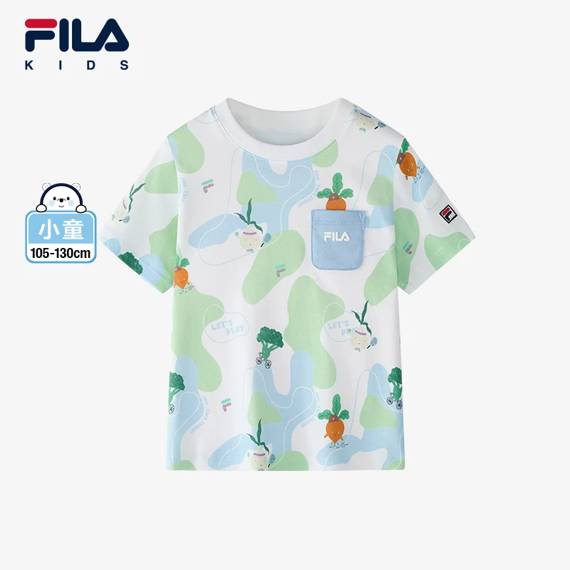 【斐乐儿童】2025年春季小童短袖T恤K11B512103