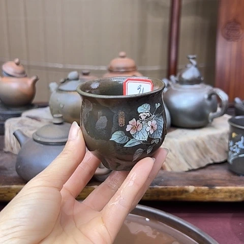 戬谷龙窑坭兴陶柴烧壶91