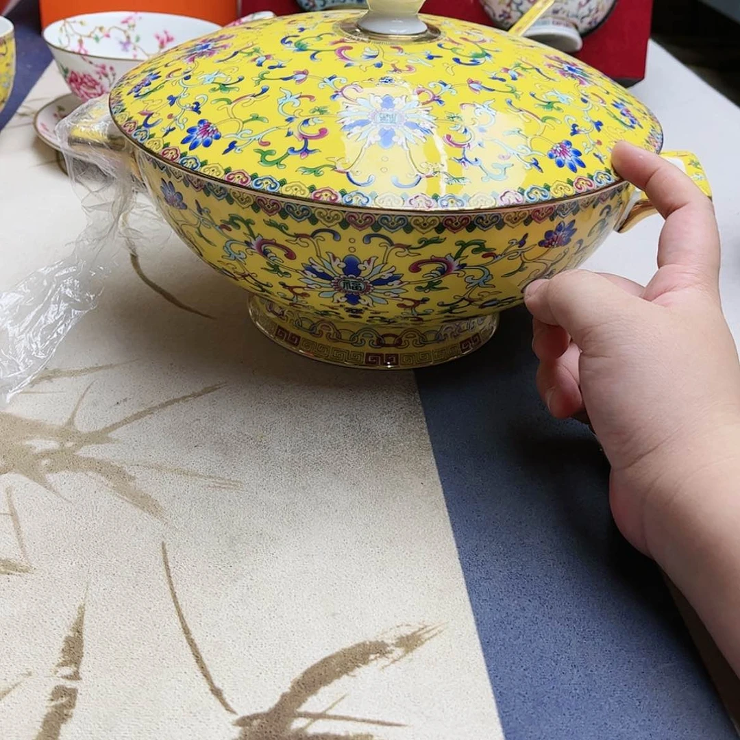 【闪购商品】珐琅9英寸1黄。。。。。