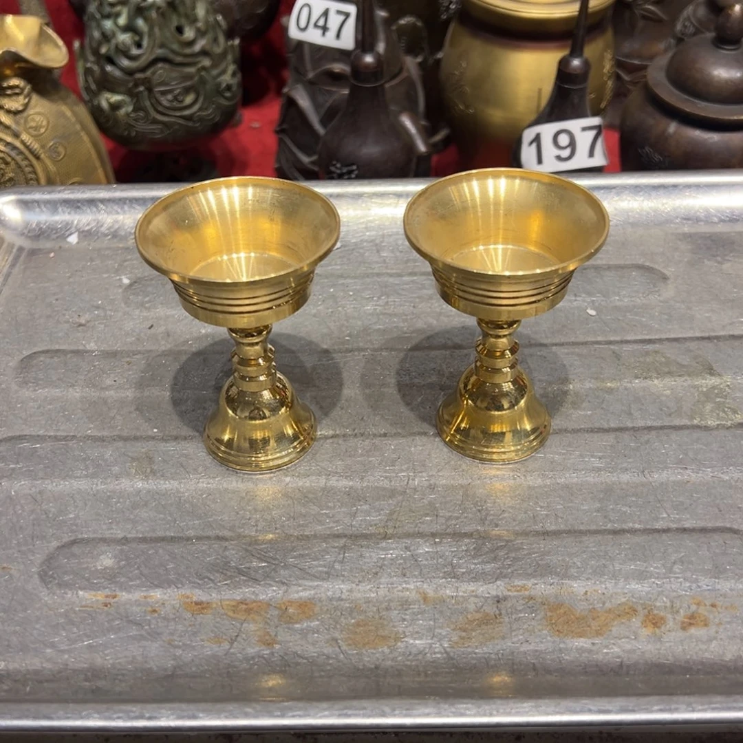 黄铜摆件，文房摆件