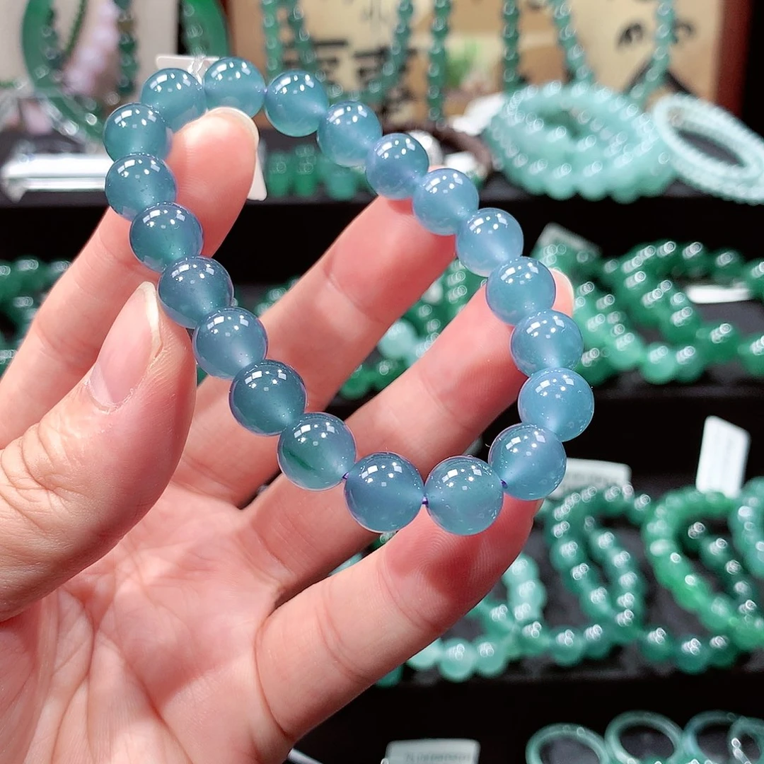 B****翡翠未镶嵌手链卡10