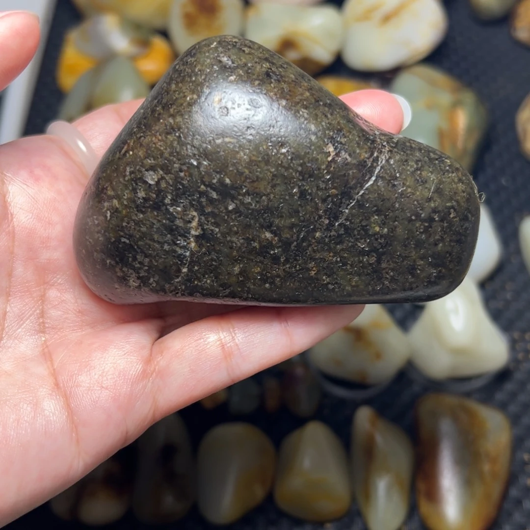 和田玉未镶嵌挂件A61