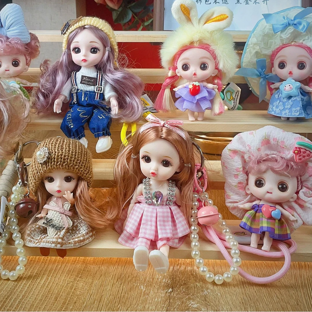 （直播代拆）高奢钥匙扣手机链包挂创意萌娃挂件